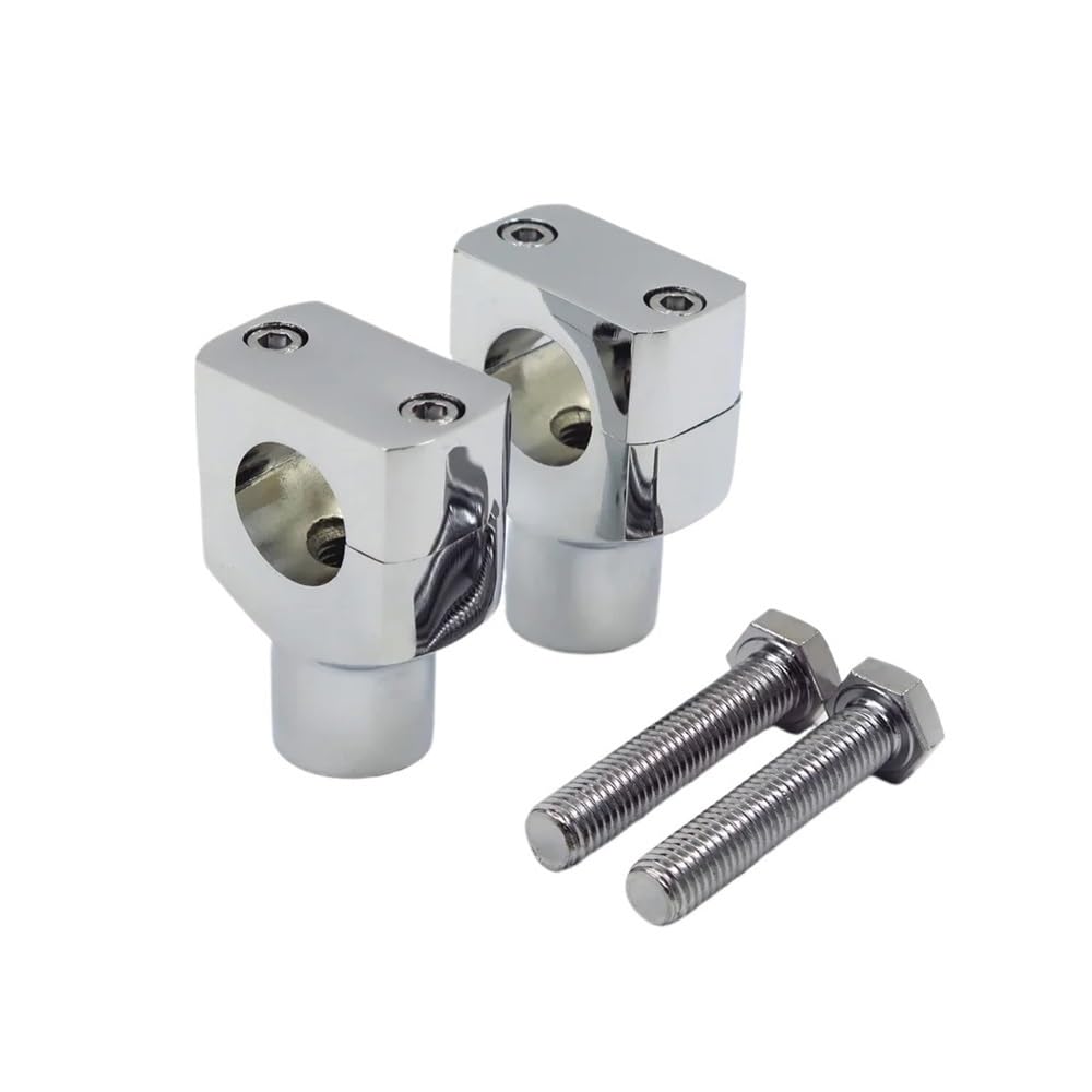 Abrazadera elevadora de manillar 1,25" en aluminio mecanizado para chopper 5