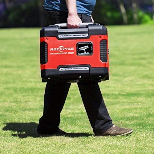 Person carrying Rockpals R2000i Generator