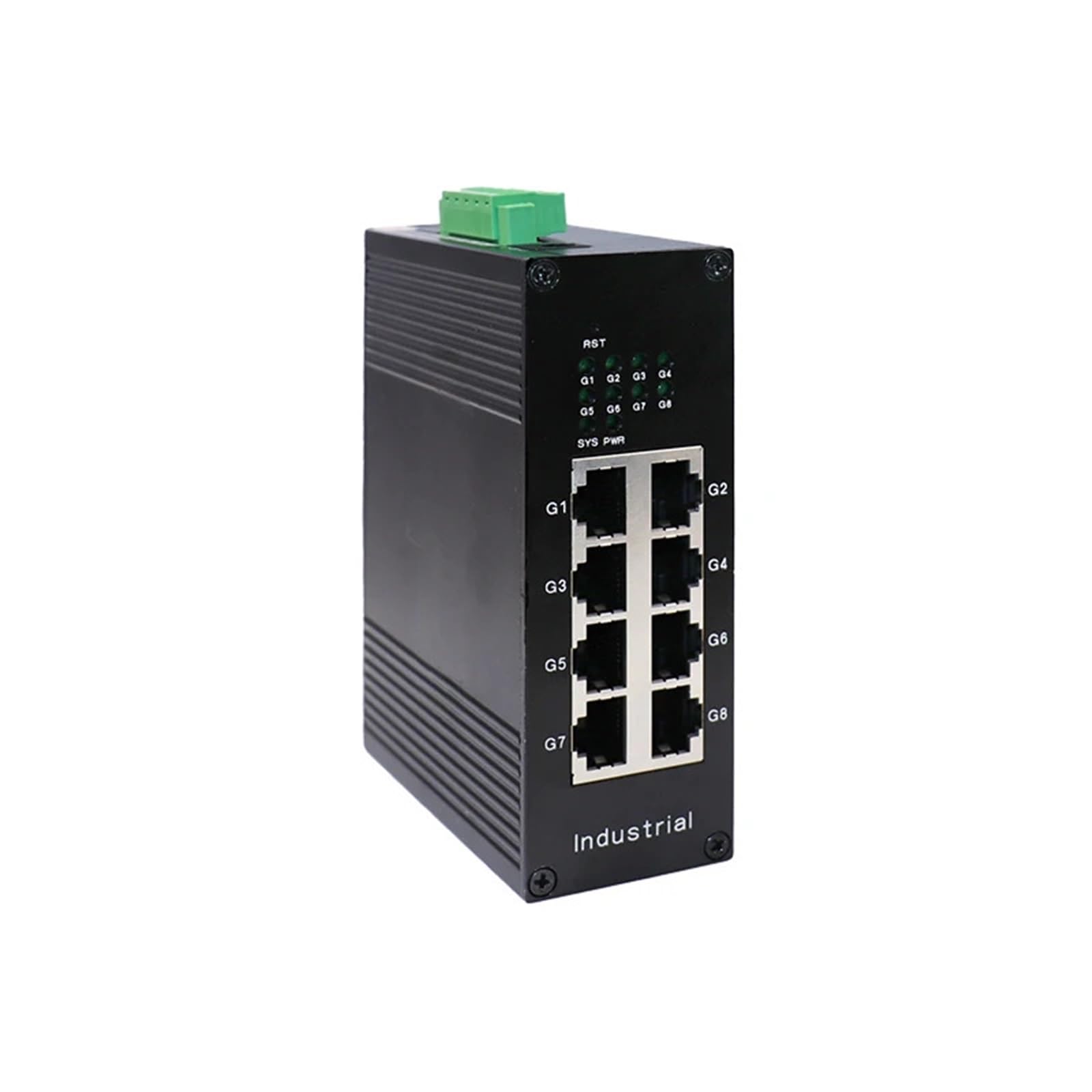 Commutateur géré Gigabit L2 - Commutateur Ethernet industriel géré VLAN, gestion Web, miroir de port, commutateur 8 ports 1000M (JT-IS303CW-8T)