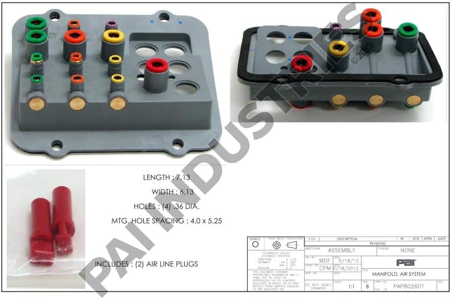 802601 Air Manifold for PAI