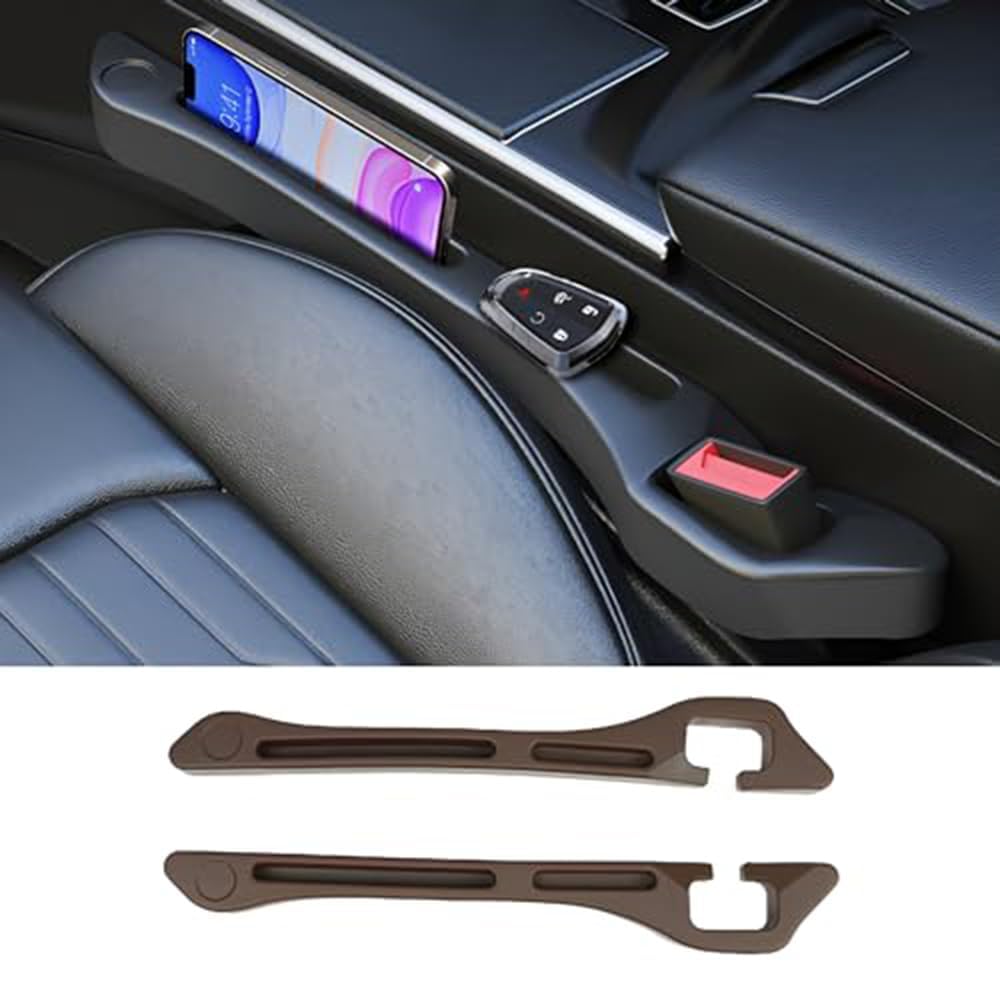 FBDAGJLMI 2 PACK Car Seat Gap Filler, for Toyota Auris E180 E150 2006-2019 Fill Gap in Between Seat and Console for Car Storage and Stop Things from Dropping,B