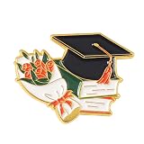 Frauen Broschen & Anstecknadeln Europäische und Amerikanische Legierung Brief Serie Brosche Kreative Abschluss Saison Rose Blume Arzt Hut Form Malen Abzeichen