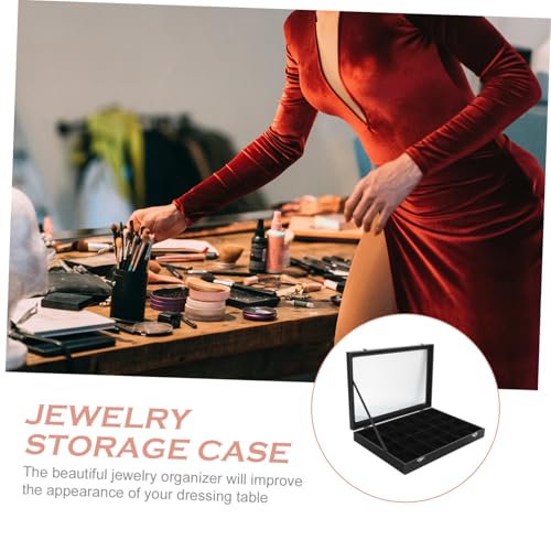 Boîte à bijoux avec compartiments GALPADA pour boucles d'oreilles - 3