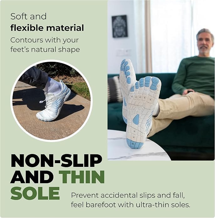 Image of Hike Footwear Lazuli Pro Barefoot Shoes - Minimalist Lightweight Flexible Sneakers with Arch Support for Trail Running, Hiking, Gym & Everyday Walking (Unisex)