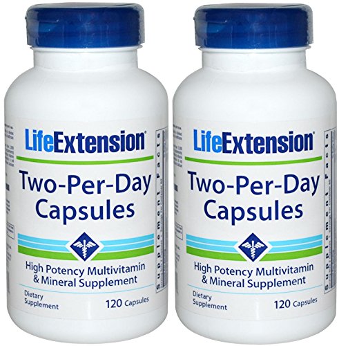 Life Extension Two Per Day Capsules, 120 Count (120 X 2) Life Extension Two Per Day Capsules, 120 Count (120 X 2)