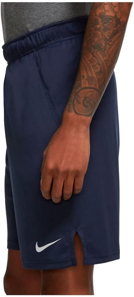 Nike DF Knit Short 6.0 Training Shorts Obsidian | White Large - Image 4