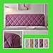 Copritestiera Letto Copertura/Copri Testata Letto Matrimoniale/Singolo Imbottito Fodera Elastica Protezione, Coprire Antipolvere in Cotone Cover Addensare AntiGraffio Cuscino,Viola,180cm(71inch)