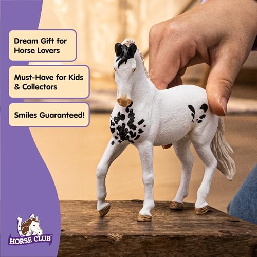 schleich Horse Club | Marwari Hengst 14898 | detailgetreues Pferd | Deko & Sammelfigur | tolles Geschenk für Mädchen und Jungen | Spielzeug für Kinder ab 5 Jahren | 13 x 4 x 12 cm