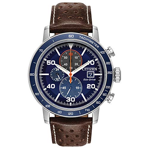 44mm Citizen Men's Eco-Drive Weekender Brycen SS Chronograph Watch - image 1