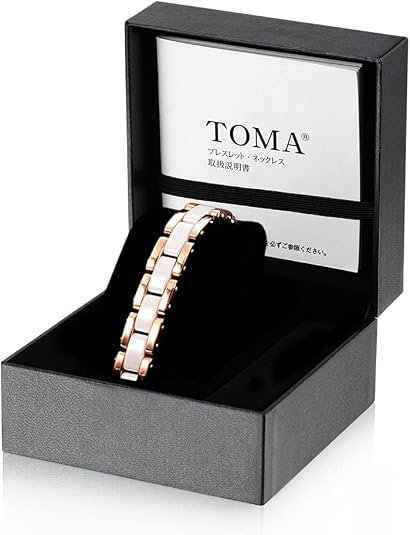 Amazon | TOMA11 白セラミックスブレスレット ピンク 保証書