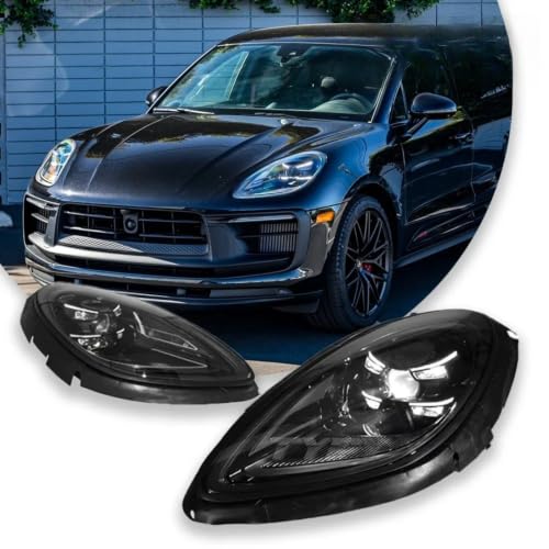 TYPY Pair Car Light LED Matrix laser headlights For Porsche macan2014-2018 Upgrade New Head Lamps Assembly Turn Signal Car Accessories (For Original Have AFS)