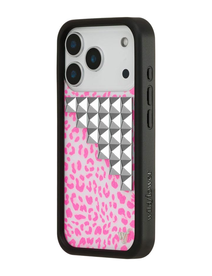 Image of Wildflower Cases - iPhone 17 Pro Compatible - Pink Meow Stud