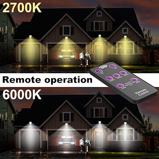 highydroLED Solar Lights 48LED Solar Motion Sensor Light 2700K to 6000K Night Light