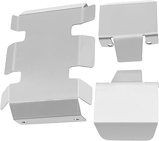 Vgoohobby Stainless Steel RC Skid Plate RC Chassis Armor Axle Armor Protector Guard Compatible with MST CFX/CMX 1/10 RC Crawler Car