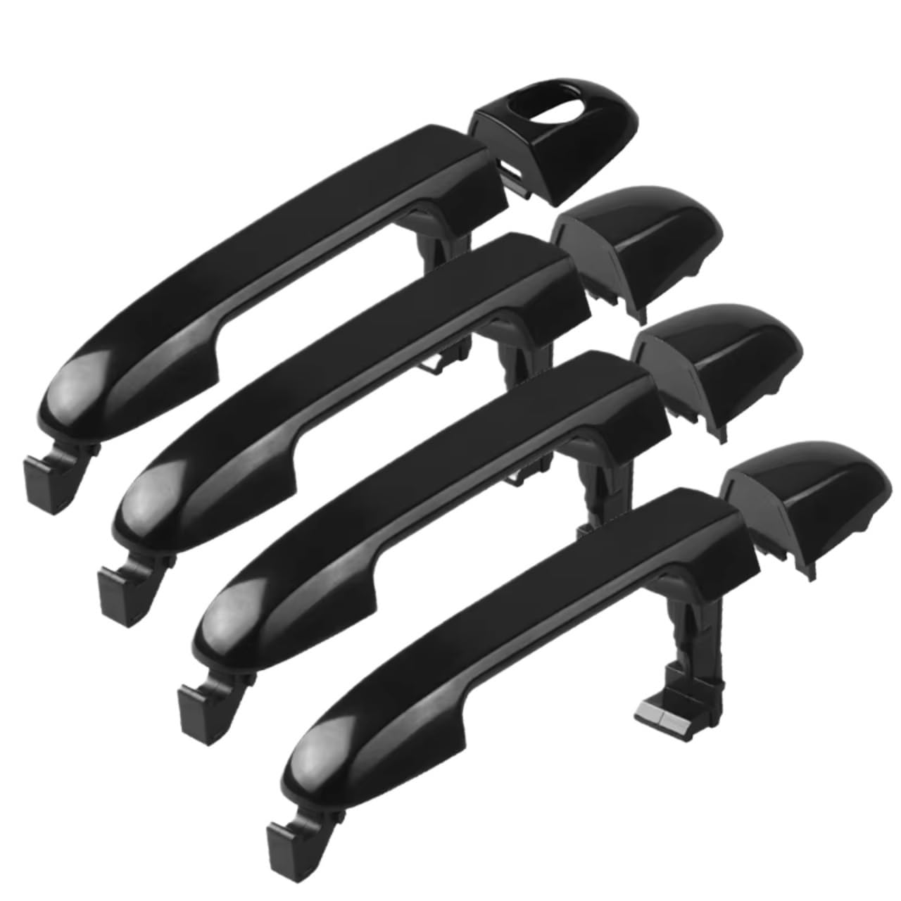Ravtakl One Color Car Exterior Compatible With Hyundai For I30 2007 2008 2009 2010 2011 82651-2H000 Car Black Outer Door Handle Replacement Parts