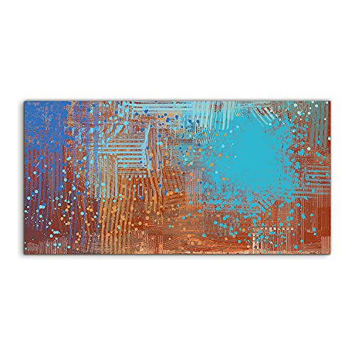 Image sur verre anti-rayures Coloray grand tableau mural salon 100x50cm