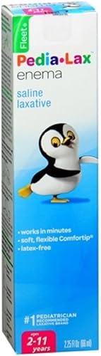 Paquete especial de 5 FLEET C.B. COMPANY FLEET PEDIA LAX NIÑO ENEMA 2.25 oz