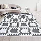 Alfombra puzzle Seguro y no tóxico - La alfombra de puzzle infantil está hecha de espuma Eva de alta densidad, no tiene mal olor. No es tóxico y cumple los estándares regulados de seguridad de juguetes de Estados Unidos y Europa