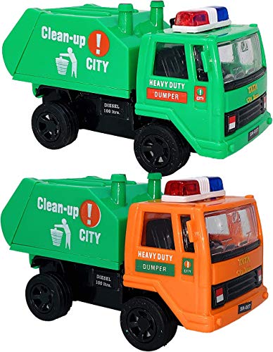 Image of Smart Picks Clean Up City Vehicle Display Piece /Pull Back Toy for Kids (Colour May Vary)