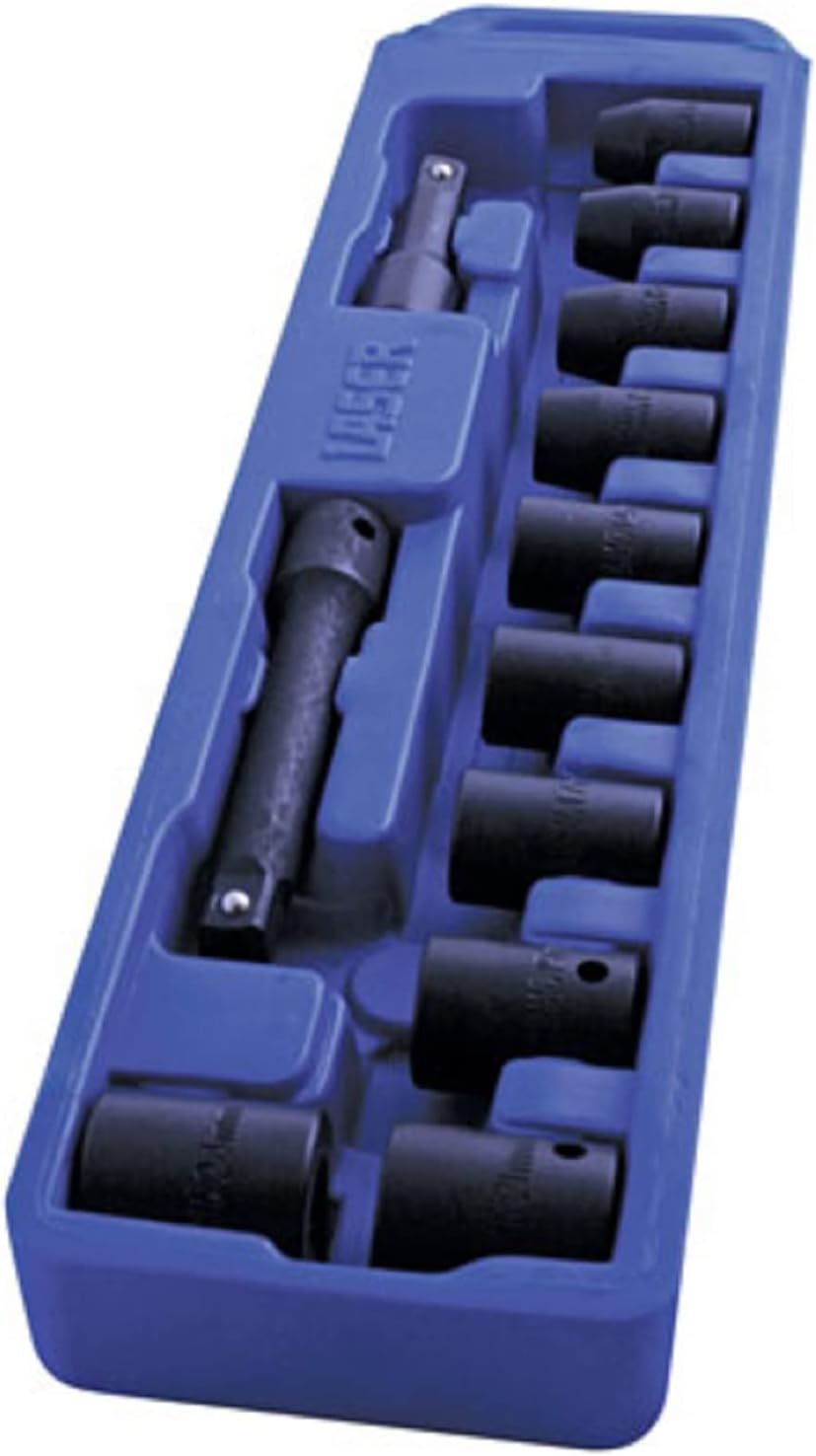 Laser 0600 Impact Socket Set 1/2" D 12pc