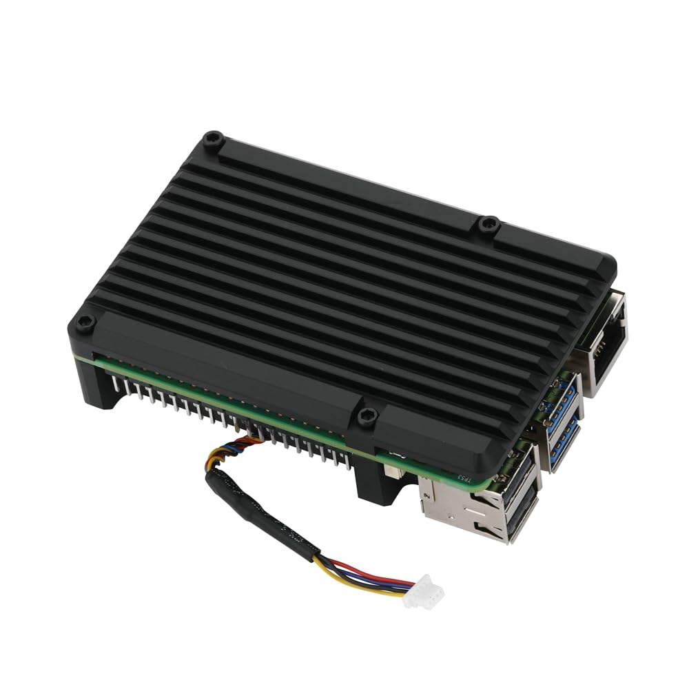 Amazon.co.jp: Raspberry Pi 5 アルミニウムケース デュアル冷却ファン