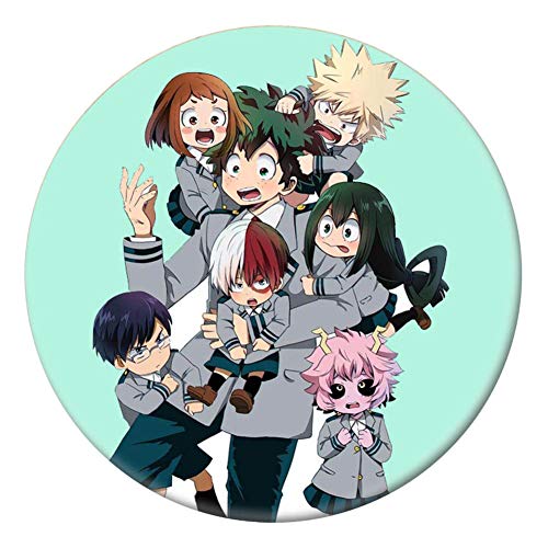 Quero Jom91 My Hero Academia Button Pins MHA Characters Badge Bag Accessories for Anime MHA Fans(One size 1)
