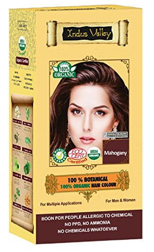 100% orgánico 100% Botanical Natural Herbal hair Dye color Kit para hombres y mujeres 100% libre de químicos, no PPD, no Amoniaco, no peróxido y sin ningún tipo de metales pesados