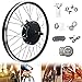 Produktbild Elektrofahrrad Umbausatz Elektrisches Fahrrad-Umbausatz E-Bike Conversion Kit 20"/24"/26"/27.5"/28"/29"/700C Hinterrad Kassette Motor Drive Kit mit LCD Display Bürstenlose Motornabe,36V/500W-700c