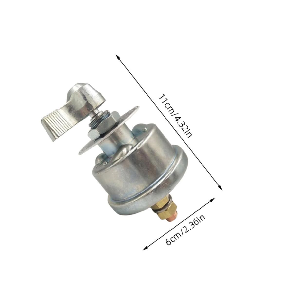 Vaguelly High 300a Car Boat Battery Disconnect Switch Side Post Battery Isolator for Vehicle