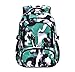 Yvechus School Backpack Casual Daypack Travel Outdoor Camouflage Backpack Christmas Presents for Boys and Girls (AY Camo Green)