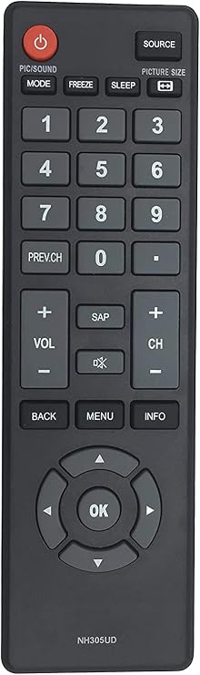 NH305UD Remote Control Replacement for Emerson LCD HDTV TV