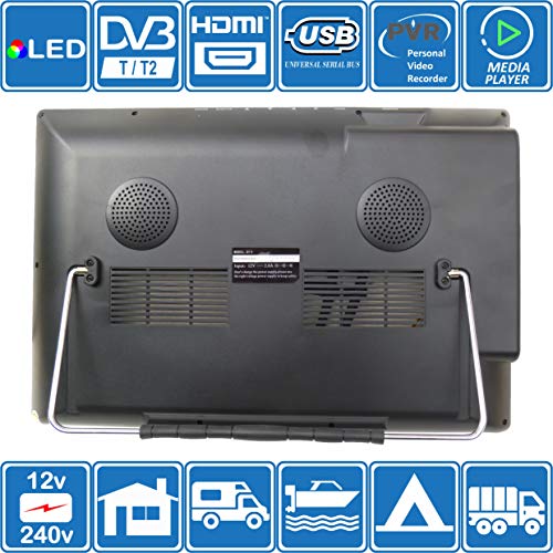 Autocaravana-Caravana-Barco-Cocina-12-voltios-14-Pulgadas-LED-TV-Digital-HD-DVB-T2-TDT-y-Toda-la-television-de-Europa-12V-230V-USB-PVR-y-Reproductor-Multimedia-Monitor-CCTV-HDMI-de-Unispectra