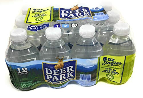 Deer Park, Water Spring, 8 Fl Oz, 12 Pack