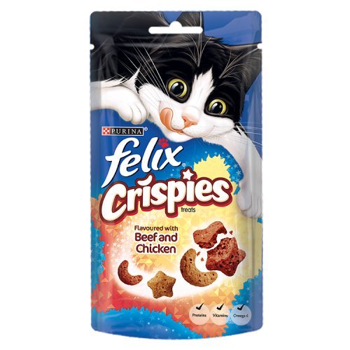 Felix Crisp Beef and Chicken, 45g