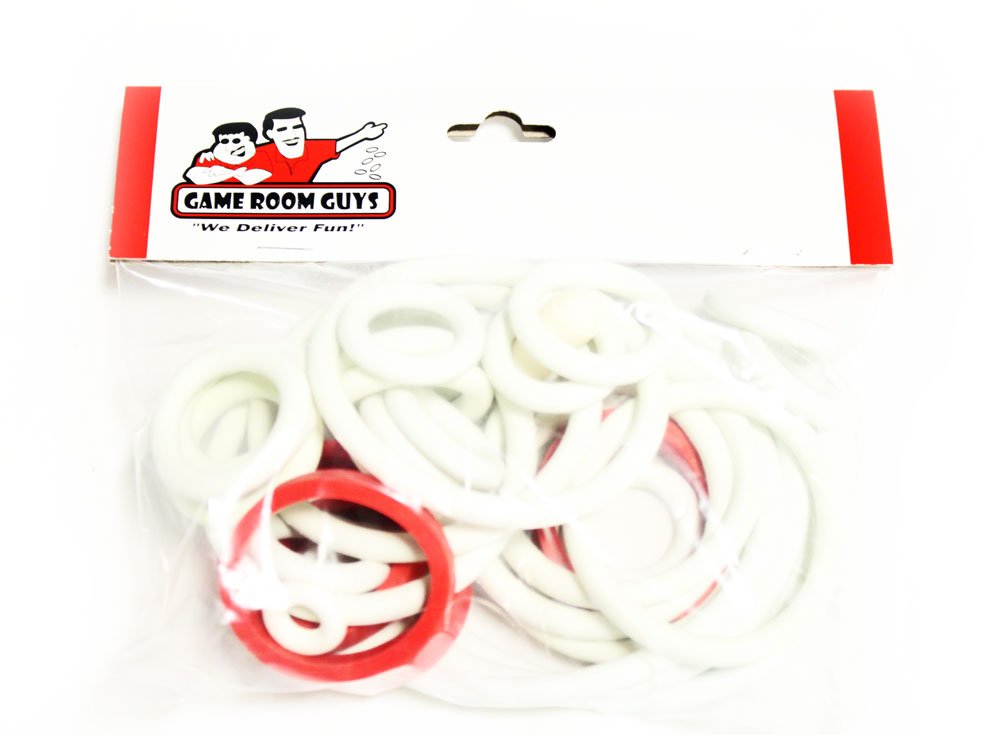 Game Room Guys Zaccaria Farfalla Pinball White Rubber Ring Kit