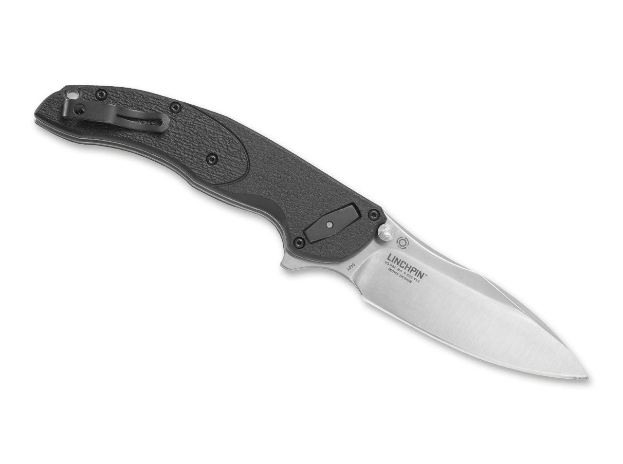 CRKT Linchpin scyzoryk dla dorosłych, uniseks, czarny, 22,5 cm
