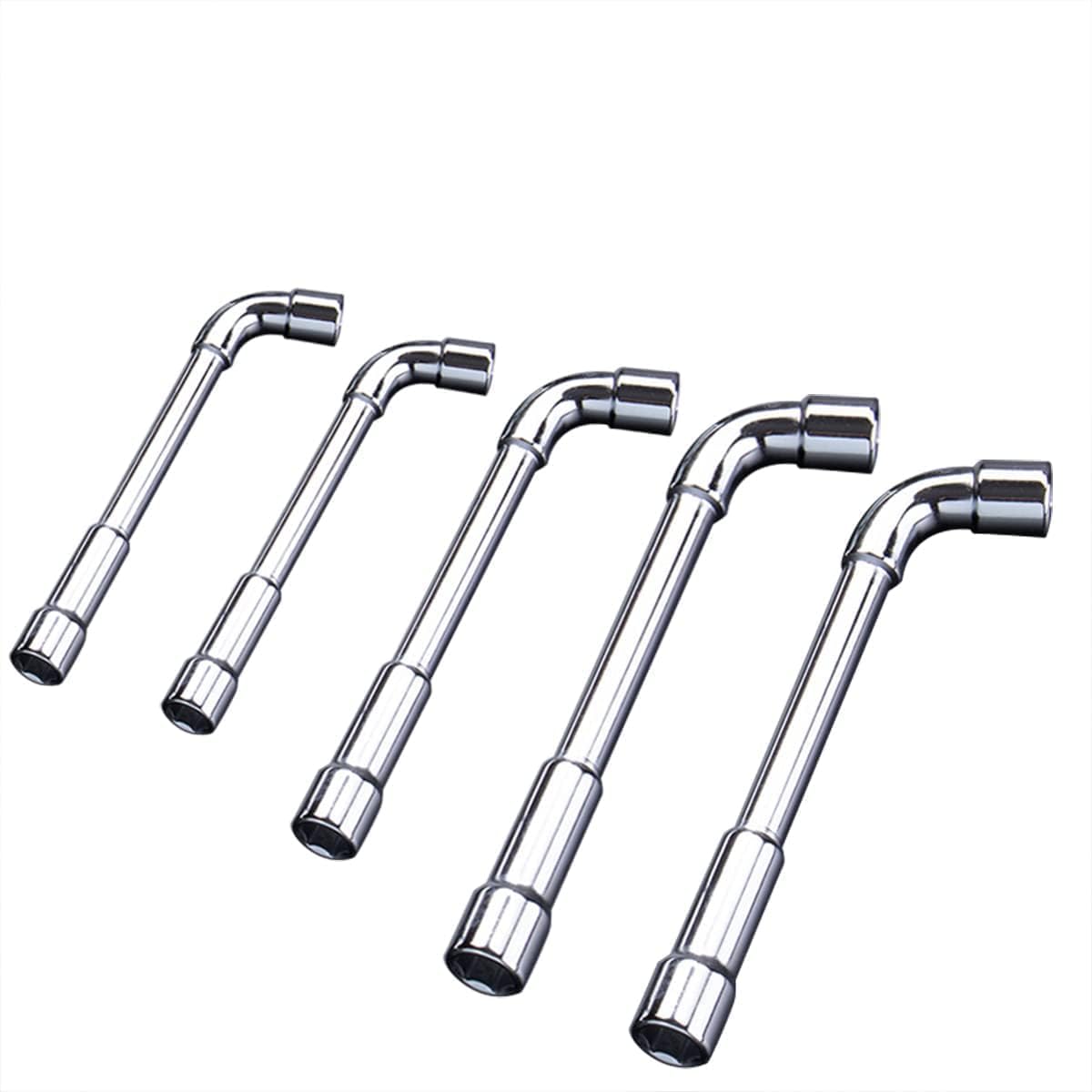 16mm Hex Key Allen Wrench, Long Arm Ball End Metric Steel L-Wrench, 1-Piece CR-V Industrial Grade Mechanic Socket Tool for Car/Bike/Motorcycle/Furniture Repair, Silver