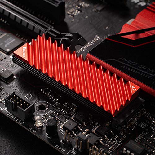 Amazon.co.jp: Jonsbo M.2-3RED M.2 SSD ヒートシンク - アルミニウム