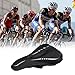 Swetup Funda de Gel para Sillin de Bicicleta, Sillín Cubre Bicicleta Gel, Sillin Bicicleta Estatica, Sillín Cojín Suave para Bicicleta con Velcro Ajustable para MTB, Bicicleta de Carretera, 28x10 cm