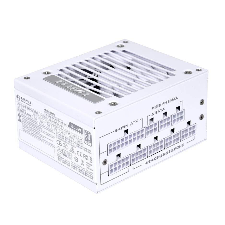 Amazon | LIANLI SFX電源 SP850 GOLD WHITE フルモジュラー 80PLUS 