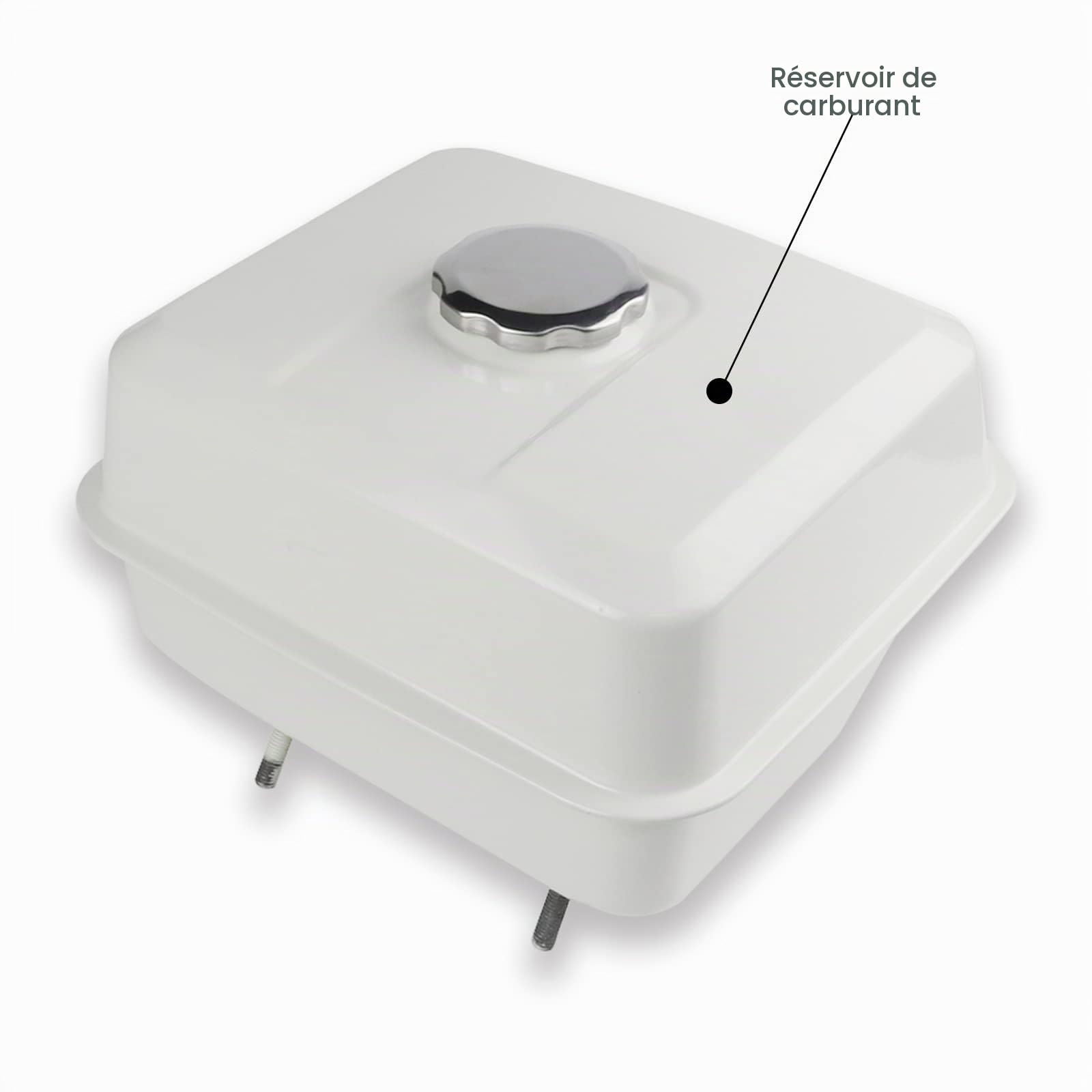 Wai Danie 17510-ZE2-801ZC Réservoir à essence 6L Compatible avec Honda GX240 GX270 GX340 GX390 8HP 9HP 11HP 13HP Moteurs 17510-ZE2-010ZA 17510-ZE2-020ZA 17510-ZE2-800ZC 17510-ZE3-020ZA