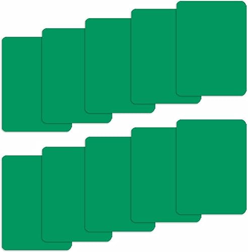 Brybelly Lote de 10 tarjetas de corte tamaño póquer