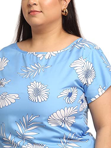Image of Flambeur Women's Crepe Fit and Flare Maxi Dress