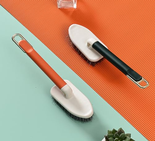 Image of JAXHOM Multipurpose Long Handle Cleaning Brush for Bathroom, Kitchen, Floor & Tile - Heavy Duty Scrubber with Bristles - Sink, Wall & Grout Cleaning Tool - Ergonomic Non-Slip Grip, 26cm (C-3)