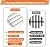 18.75" Cooking Grates for Weber Genesis II 300 and Genesis II LX 300 Series Gas Grills, Genesis II E&S 310 315 320 325 340, Stainless Steel Cooking Grid Replacement Parts for Weber 66095 84136