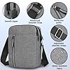 Aucuu Men's Shoulder Bag, Oxford Crossbody Bag, Waterproof Men's Small Side Bag, Casual Handbag, Messenger Bag with Zipper and Adjustable Strap, Lightweight Chest Sling Bag for Daily Use, Work, School #2