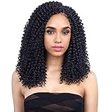 MULTI-PACK DEALS! FreeTress Synthetic Hair Crochet Braids Jazz Water 12' (6-PACK, 1B)