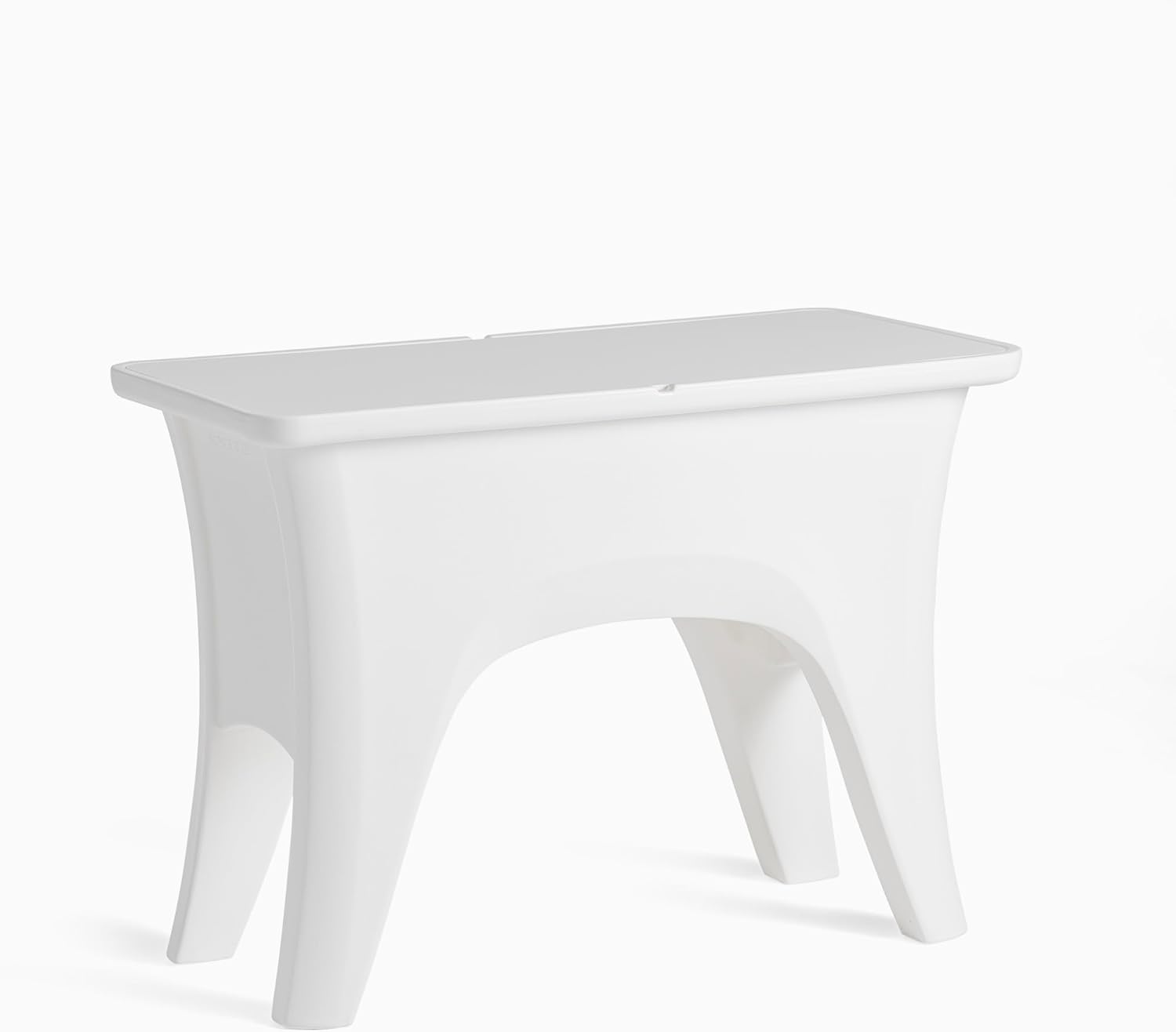 Step2 Vero in-Pool Entertaining Table, Pool Ledge Side Table, UV-Resistant Resin, Removable Tabletop Insert, White