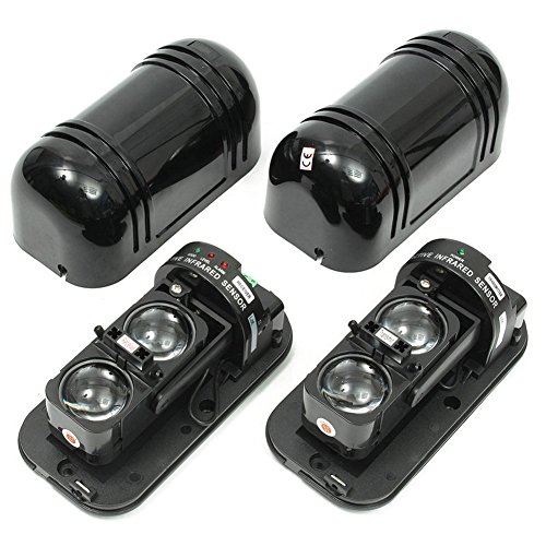 Lichtschranke Gudoqi Doppelstrahl Infrarot Sicherheitsdetektor 100m