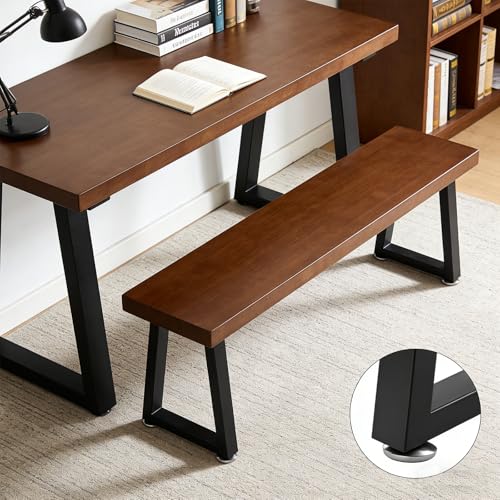 Image of 16'' Metal Coffee Table Legs, Heavy Duty Diamond Shape Bench Legs, Perfect for Breakfast Bar Stand Bench Dining Table, Industry DIY Furniture Legs (W30cm X H40cm, Set of 2)(16IN-T-Type)